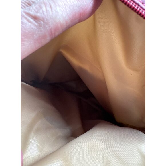 Multisac Red Maroon Faux Leather Mini Backpack Purse - Picture 13 of 16